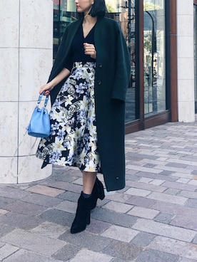 うえむら あやのさん（レディース・165cm）の春コーディネート