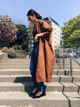 うえむら あやのさん（レディース・165cm）の春コーディネート