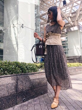 うえむら あやのさん（レディース・165cm）の春コーディネート