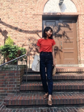 うえむら あやのさん(レディース・165cm)の春コーディネート