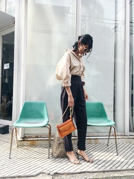 うえむら あやのさん(レディース・165cm)の春コーディネート