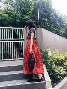 うえむら あやのさん（レディース・165cm）の春コーディネート