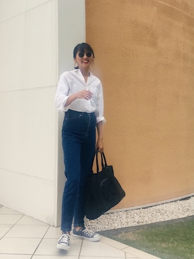 うえむら あやのさん（レディース・165cm）の夏コーディネート