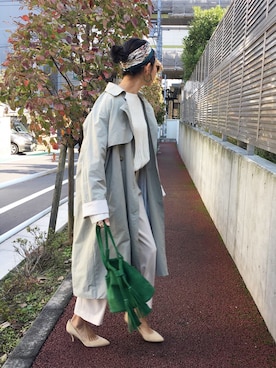 うえむら あやのさん（レディース・165cm）の秋コーディネート