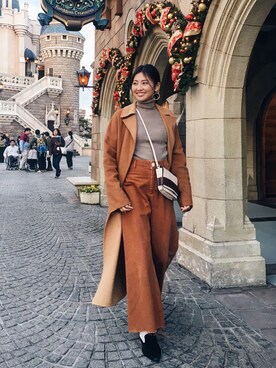 うえむら あやのさん（レディース・165cm）の秋コーディネート