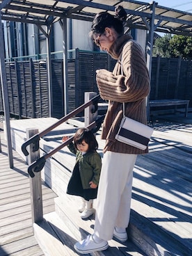 うえむら あやのさん（レディース・165cm）の秋コーディネート