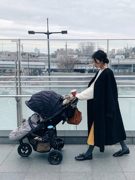 うえむら あやのさん（レディース・165cm）の冬コーディネート