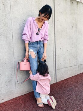 うえむら あやのさん（レディース・165cm）の冬コーディネート