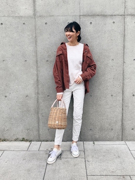 うえむら あやのさん（レディース・165cm）の冬コーディネート