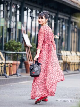 うえむら あやのさん（レディース・165cm）の春コーディネート