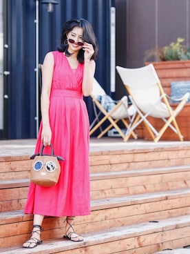 うえむら あやのさん（レディース・165cm）の春コーディネート