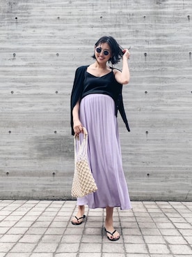 うえむら あやのさん（レディース・165cm）の夏コーディネート