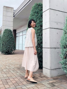 うえむら あやのさん（レディース・165cm）の夏コーディネート