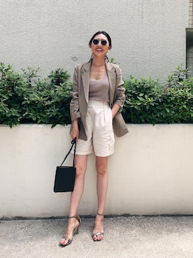 うえむら あやのさん（レディース・165cm）の春コーディネート