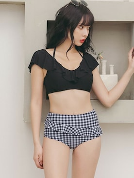 「CICIBELLA（シーシーベラ）のアイテム」を使った、CICIBELLAさん（レディース・167cm）の春コーディネート