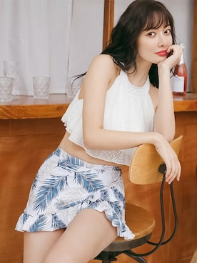 「CICIBELLA（シーシーベラ）のアイテム」を使った、CICIBELLAさん（レディース・167cm）の春コーディネート