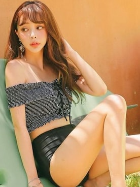 「CICIBELLA（シーシーベラ）のアイテム」を使った、CICIBELLAさん（レディース・162cm）の春コーディネート