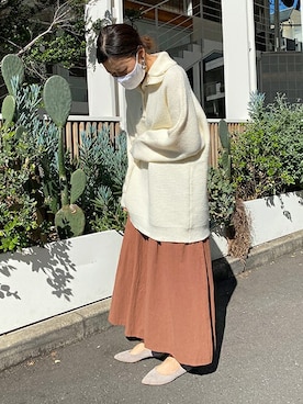 「CICIBELLA（シーシーベラ）のアイテム」を使った、CICIBELLAさん（レディース・160cm）の秋コーディネート