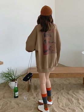 「CICIBELLA（シーシーベラ）のアイテム」を使った、CICIBELLAさん（レディース・165cm）の秋コーディネート