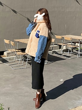「CICIBELLA（シーシーベラ）のアイテム」を使った、CICIBELLAさん（レディース・163cm）の秋コーディネート