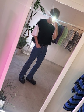「punta（プンタ）のアイテム」を使った、Shotaさん（メンズ・178cm）の夏コーディネート