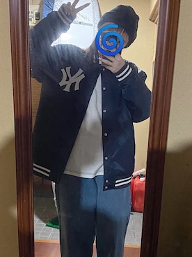 「FTC（エフティーシー）のアイテム（帽子）」を使った、ちゃんひさん（レディース・152cm）の冬コーディネート