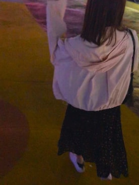 「one after another NICE CLAUP（ワンアフターアナザーナイスクラップ）のアイテム（マウンテンパーカー）」を使った、あやりさん（レディース・157cm）の冬コーディネート