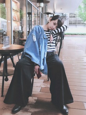 「蔦屋書店」｜Mavis Hsuさん（レディース・158cm）の冬コーディネート
