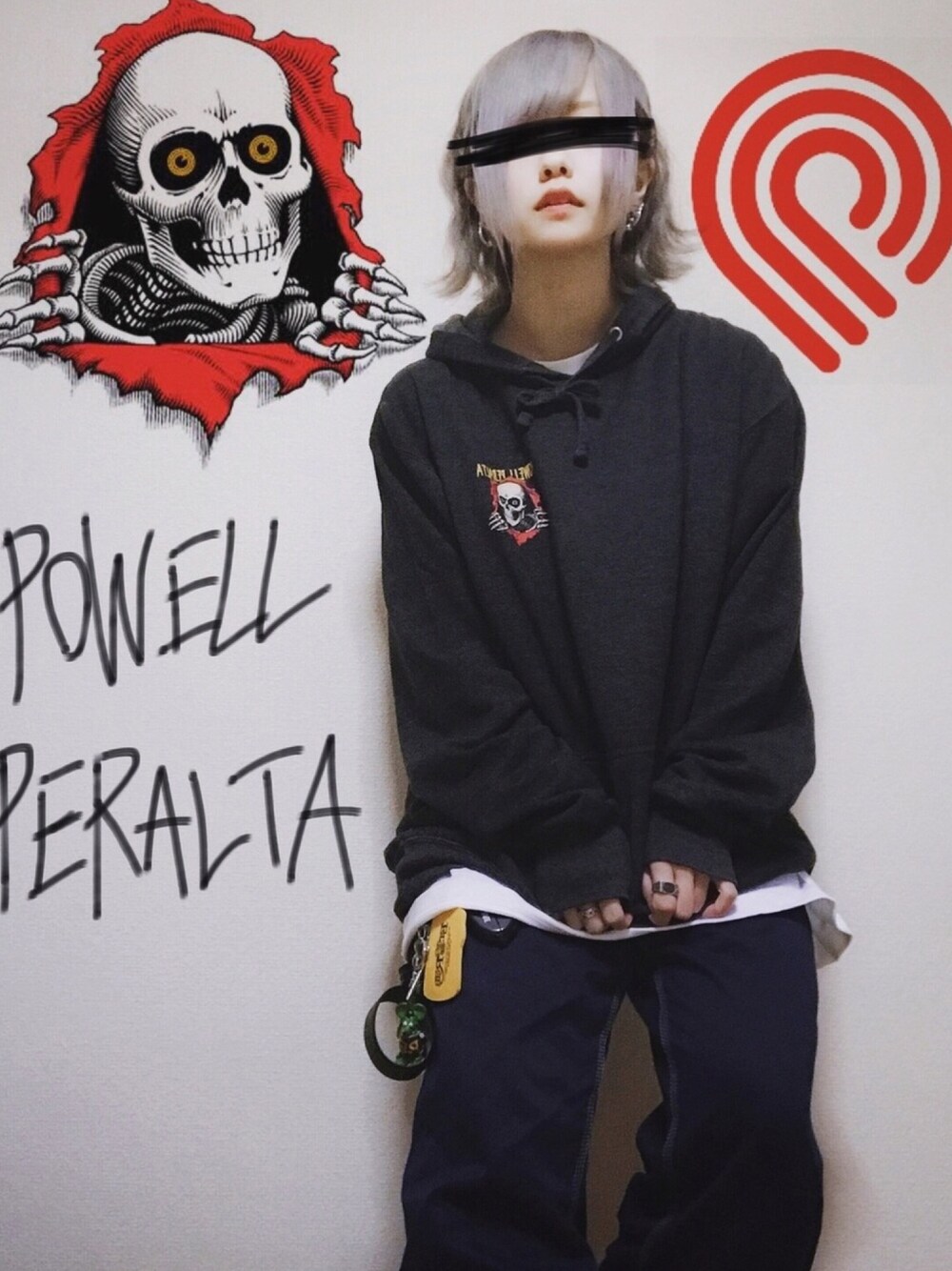 「skate、fashion」｜「Cat’s Pawのアイテム（デニムパンツ、ブルー系）」を使った、観月さん（レディース・152cm）の夏コーディネートの1枚目の写真