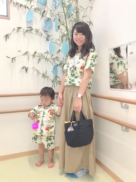 「夏祭りコーデ」｜りぃさん（レディース・153cm）の夏コーディネート