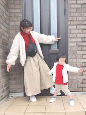 りぃさん（レディース・154cm）の冬コーディネート