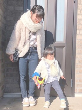 りぃさん（レディース・154cm）の冬コーディネート
