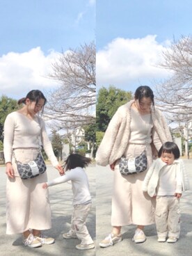 りぃさん（レディース・154cm）の春コーディネート
