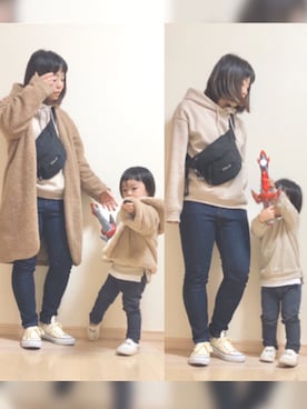「hungry heart（ハングリーハート）のアイテム」を使った、りぃさん（レディース・154cm）の春コーディネート