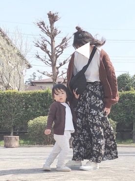 りぃさん（レディース・154cm）の春コーディネート