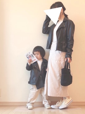 「hungry heart（ハングリーハート）のアイテム」を使った、りぃさん（レディース・154cm）の春コーディネート