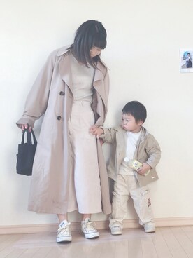 「hungry heart（ハングリーハート）のアイテム」を使った、りぃさん（レディース・154cm）の春コーディネート