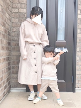 「hungry heart（ハングリーハート）のアイテム」を使った、りぃさん（レディース・154cm）の春コーディネート