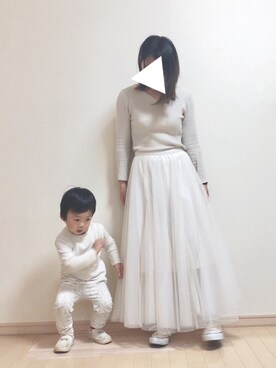 「hungry heart（ハングリーハート）のアイテム」を使った、りぃさん（レディース・154cm）の春コーディネート