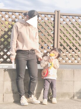 「hungry heart（ハングリーハート）のアイテム」を使った、りぃさん（レディース・154cm）の春コーディネート