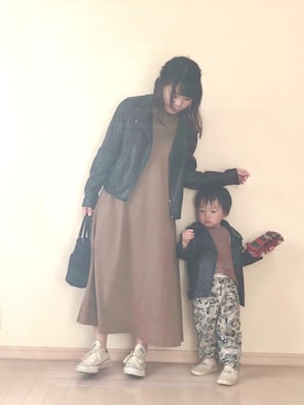 「hungry heart（ハングリーハート）のアイテム」を使った、りぃさん（レディース・154cm）の春コーディネート
