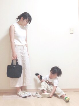 「hungry heart（ハングリーハート）のアイテム」を使った、りぃさん（レディース・154cm）の夏コーディネート