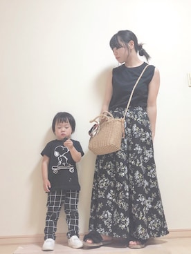「hungry heart（ハングリーハート）のアイテム」を使った、りぃさん（レディース・154cm）の夏コーディネート