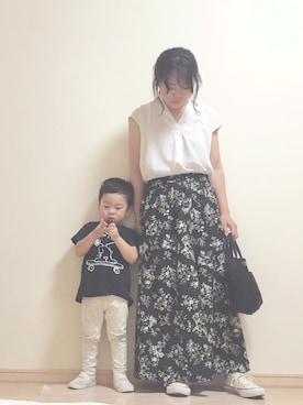 「hungry heart（ハングリーハート）のアイテム」を使った、りぃさん（レディース・154cm）の夏コーディネート