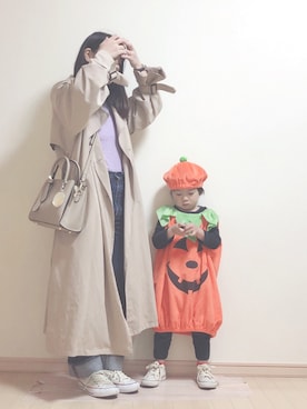 りぃさん（レディース・154cm）の秋コーディネート