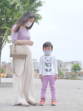 りぃさん（レディース・154cm）の春コーディネート