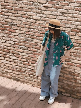 「mini（ミニ）のアイテム」を使った、ほんまさん（レディース・150cm）の春コーディネート