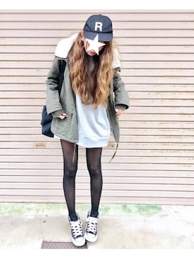 ♡ᵕ̈ m *⑅୨୧さん(レディース・167cm)の冬コーディネート