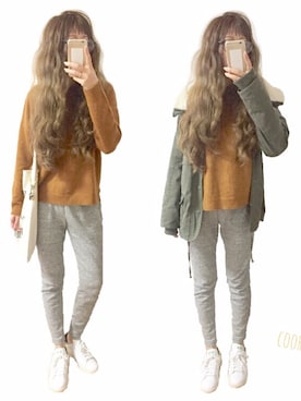 ♡ᵕ̈ m *⑅୨୧さん（レディース・167cm）の春コーディネート