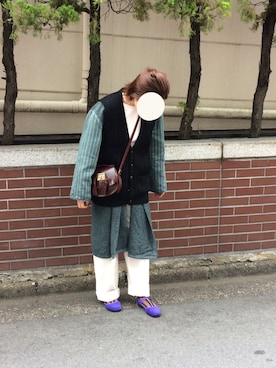 「BEAMS（ビームス）のアイテム（パンプス）」を使った、tommy099さん（レディース・158cm）の夏コーディネート